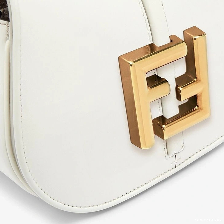 Affordable C'mon Mini White Bag Fendi Calf In Leather 0731
